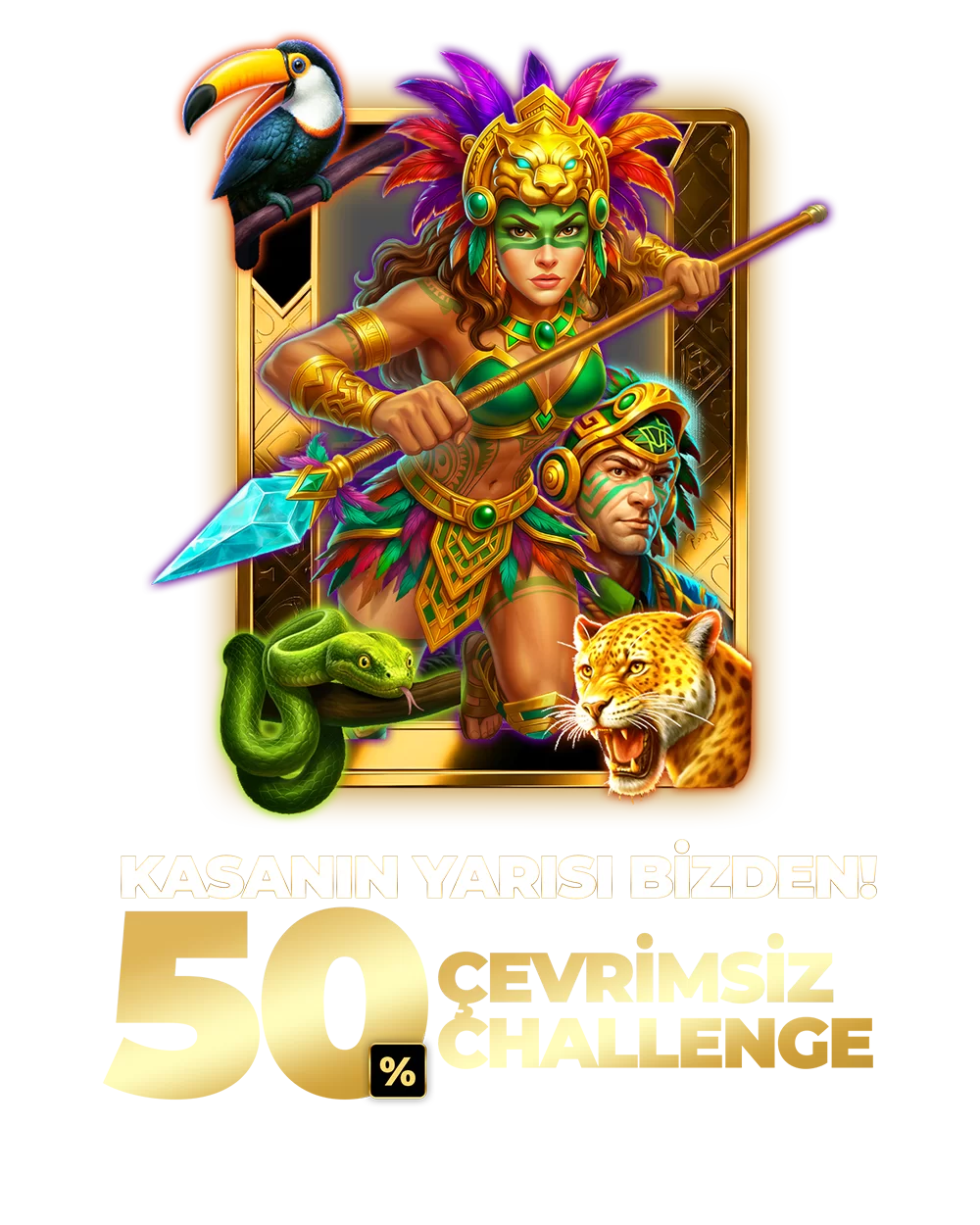 KASANIN YARISI BİZDEN %50 CHALLENGE